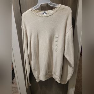 Men's Beige Izod Sweater